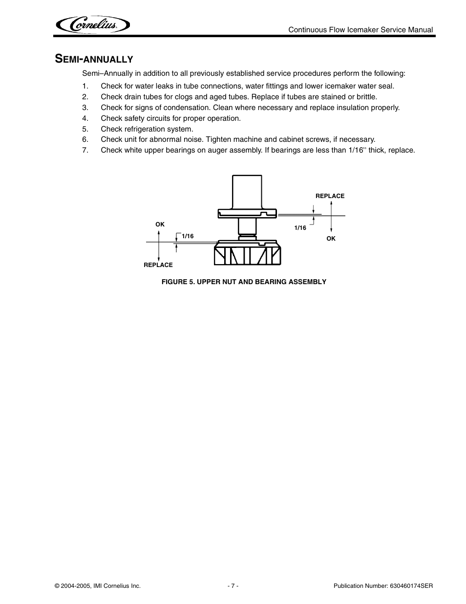 Cornelius 700 - Series User Manual | Page 11 / 26