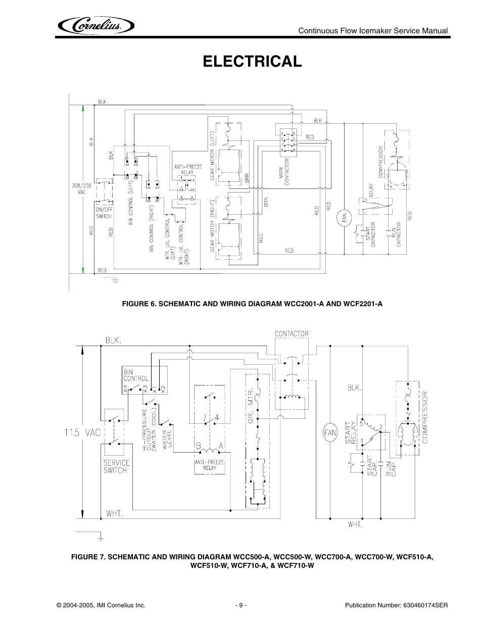 Electrical | Cornelius 700 - Series User Manual | Page 13 / 26