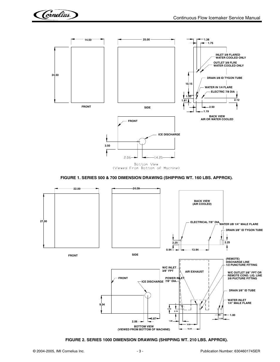 Continuous flow icemaker service manual | Cornelius 700 - Series User Manual | Page 7 / 26