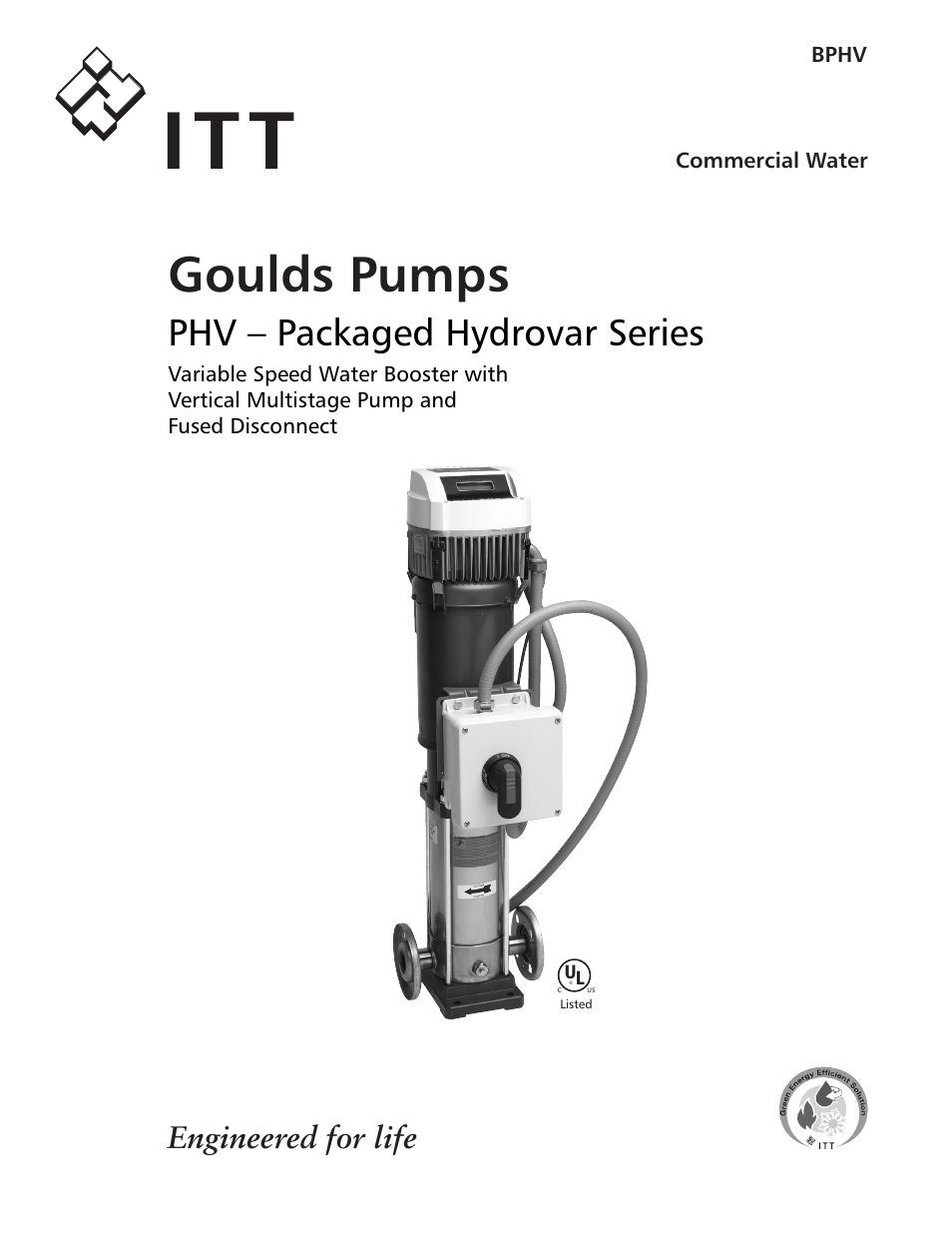 ITT BPHV User Manual | 52 pages