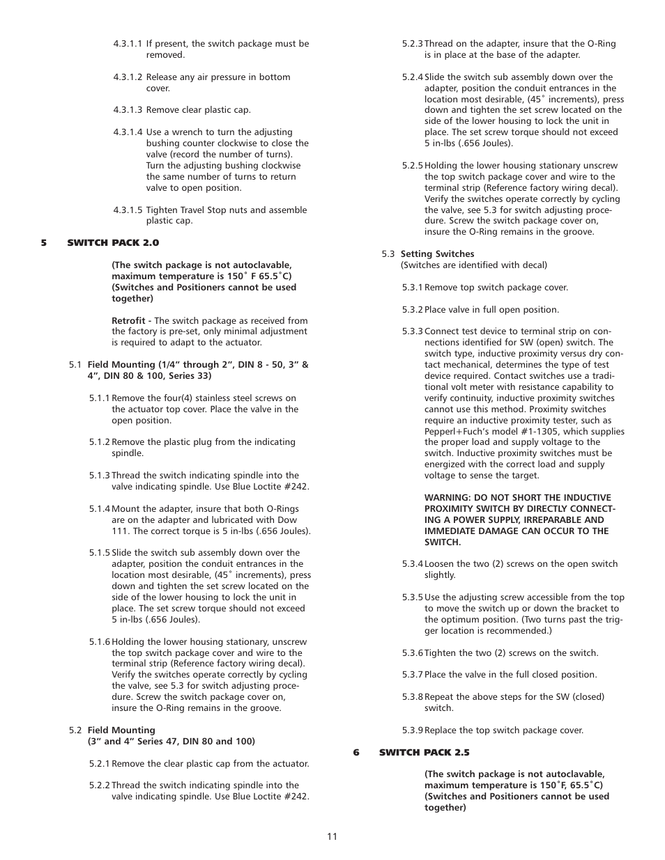 ITT AAMM-01 User Manual | Page 11 / 24