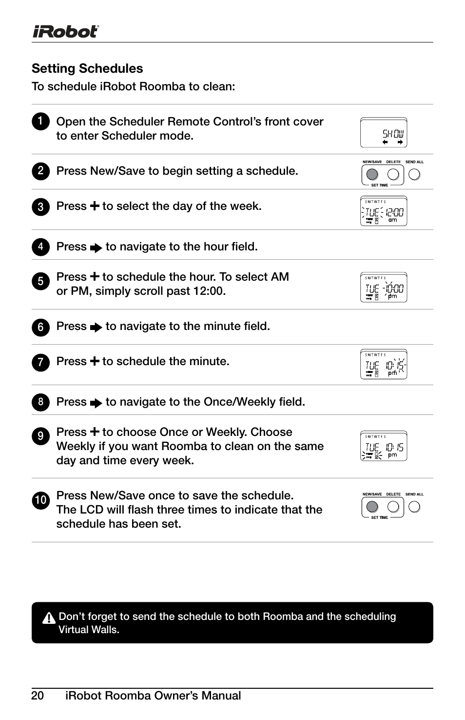 iRobot DISCOVERY 400 User Manual | Page 20 / 28