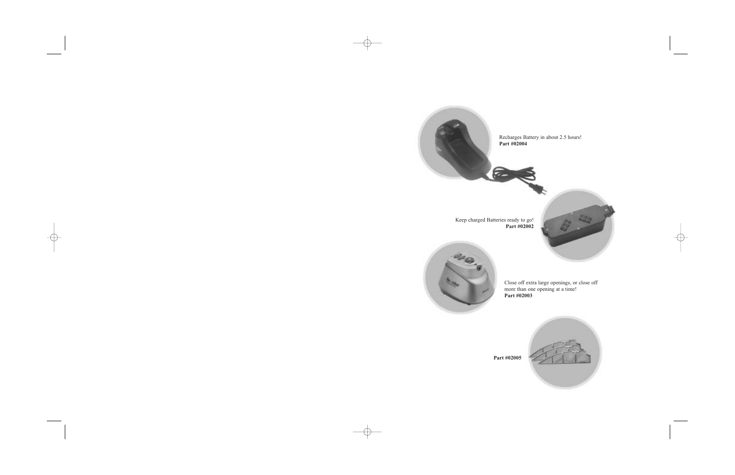 Roomba accessories | iRobot Roomba Robotic FloorVac User Manual | Page 14 / 14