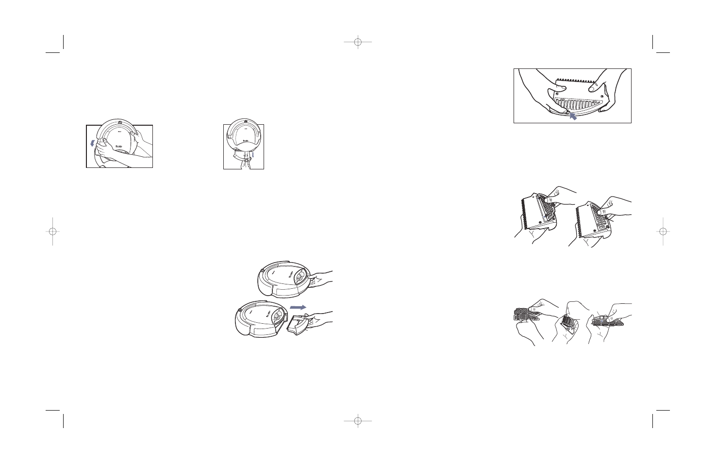 Replacing the air filter, Caring for your roomba | iRobot Roomba Robotic FloorVac User Manual | Page 9 / 14