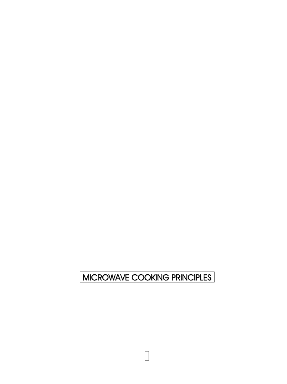 Microwave cooking principles | IFB Appliances 25PG1S User Manual | Page 5 / 11