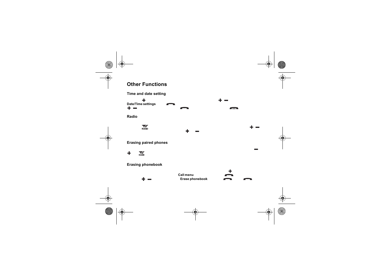 Other functions | Iqua UFO Portable Handsfree User User Manual | Page 12 / 18