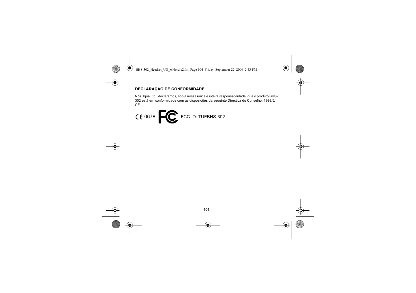 Iqua BHS-302 User Manual | Page 104 / 148