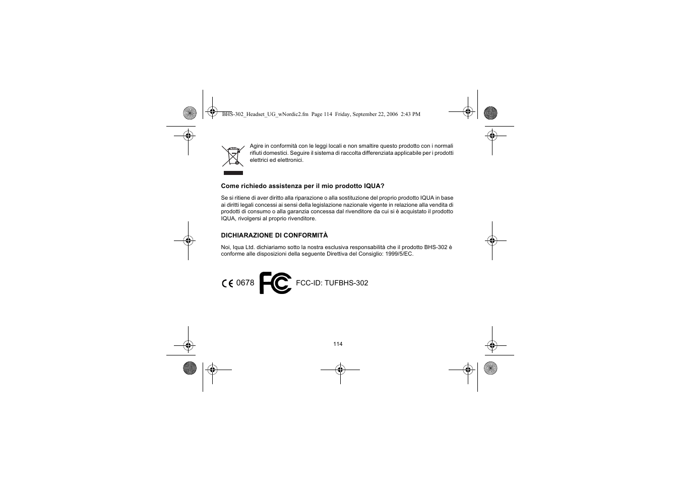 Iqua BHS-302 User Manual | Page 114 / 148