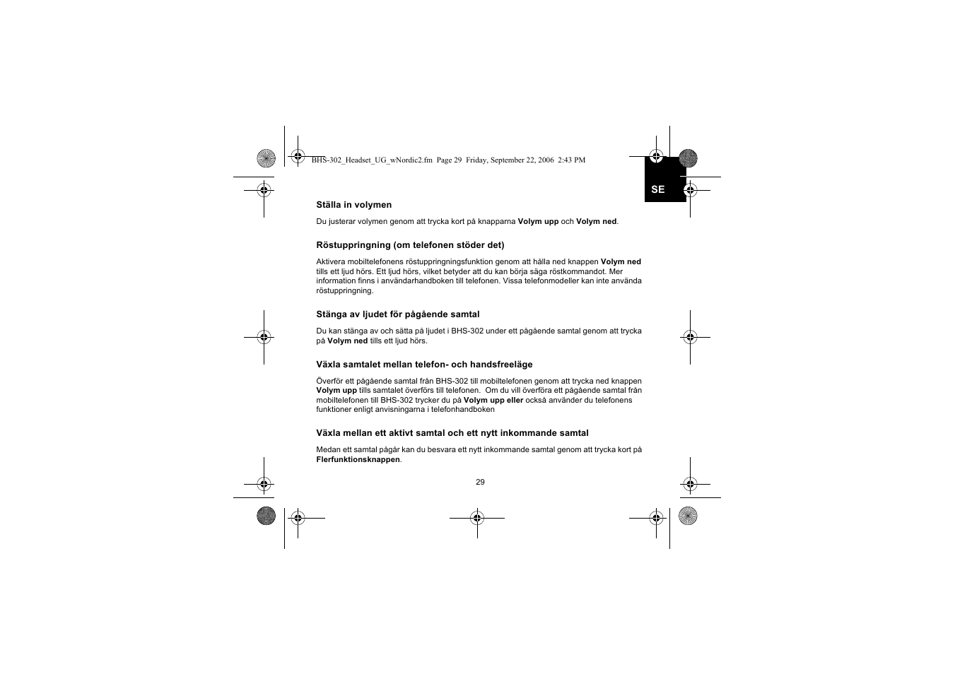 Iqua BHS-302 User Manual | Page 29 / 148