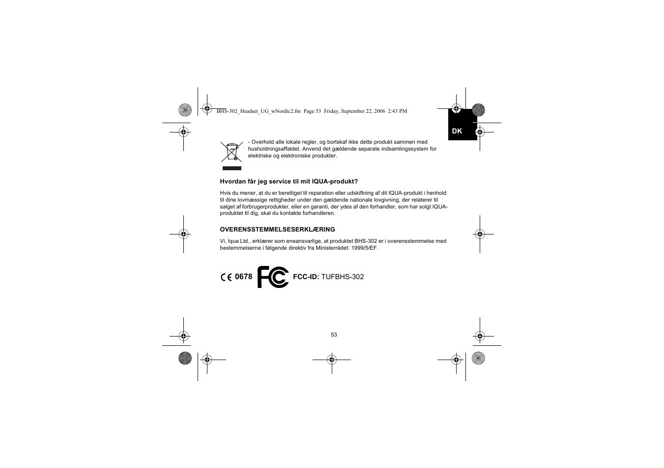 Iqua BHS-302 User Manual | Page 53 / 148