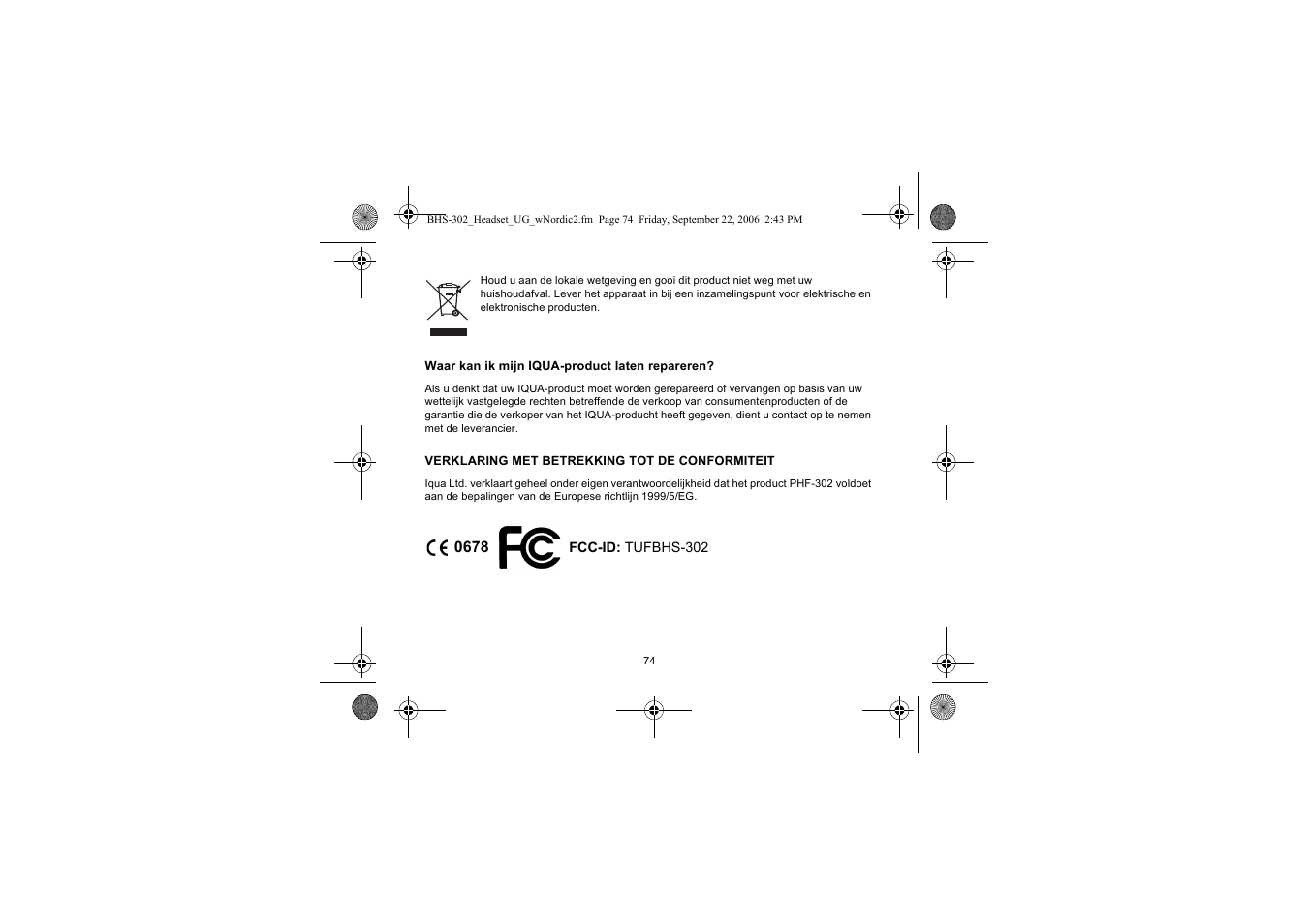 Iqua BHS-302 User Manual | Page 74 / 148