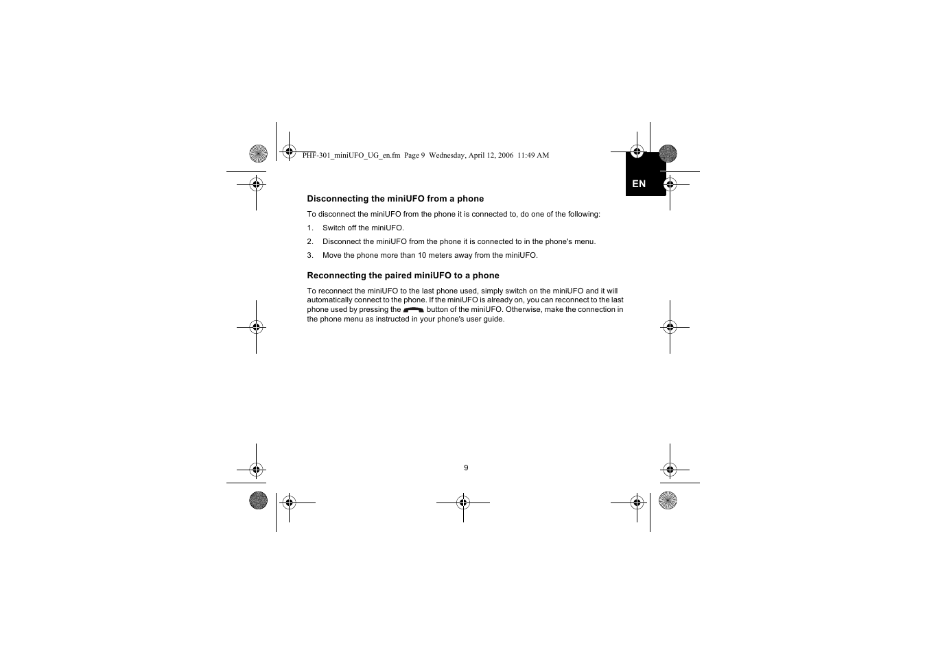 Iqua PHF-301 User Manual | Page 10 / 21