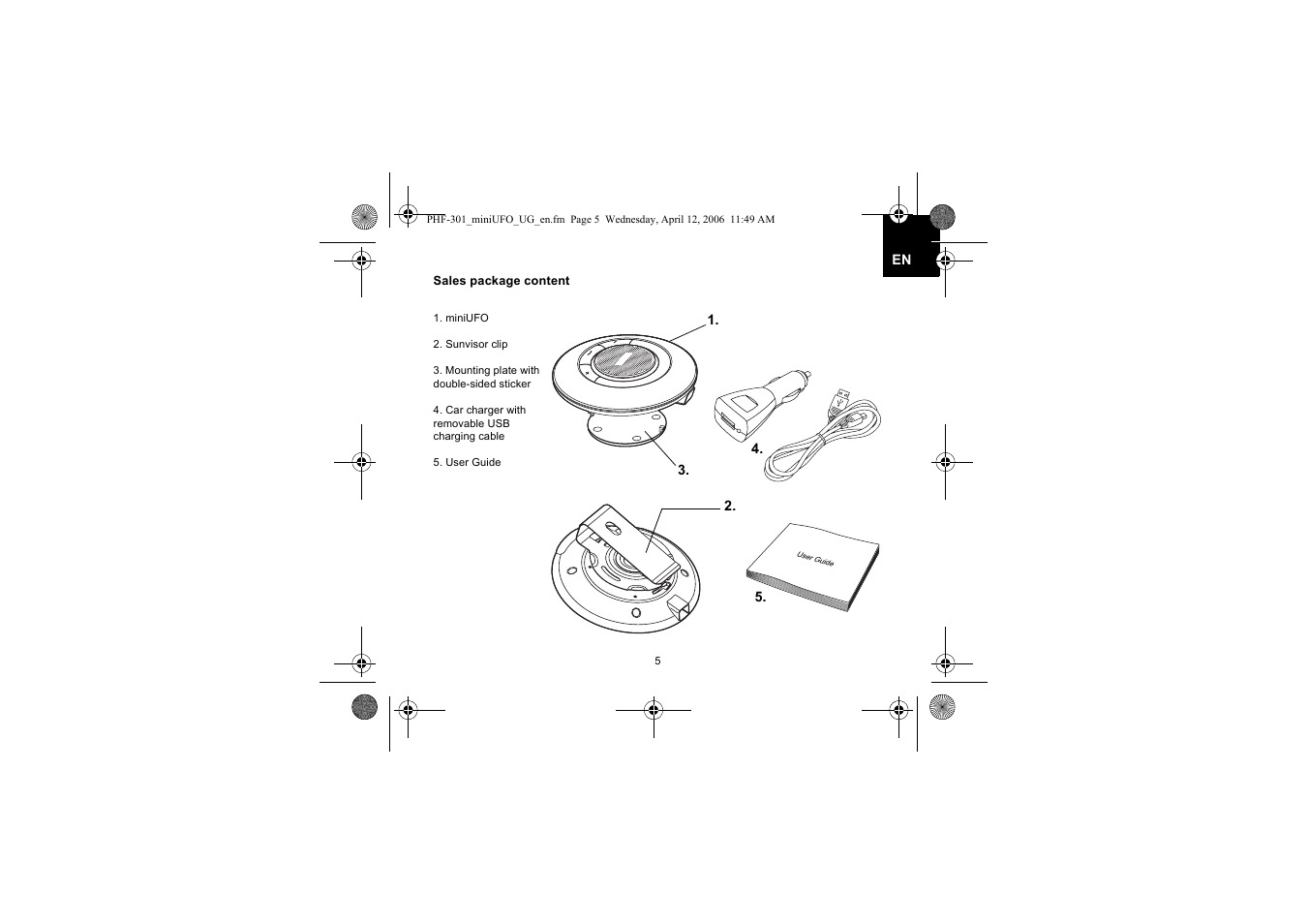 Iqua PHF-301 User Manual | Page 6 / 21