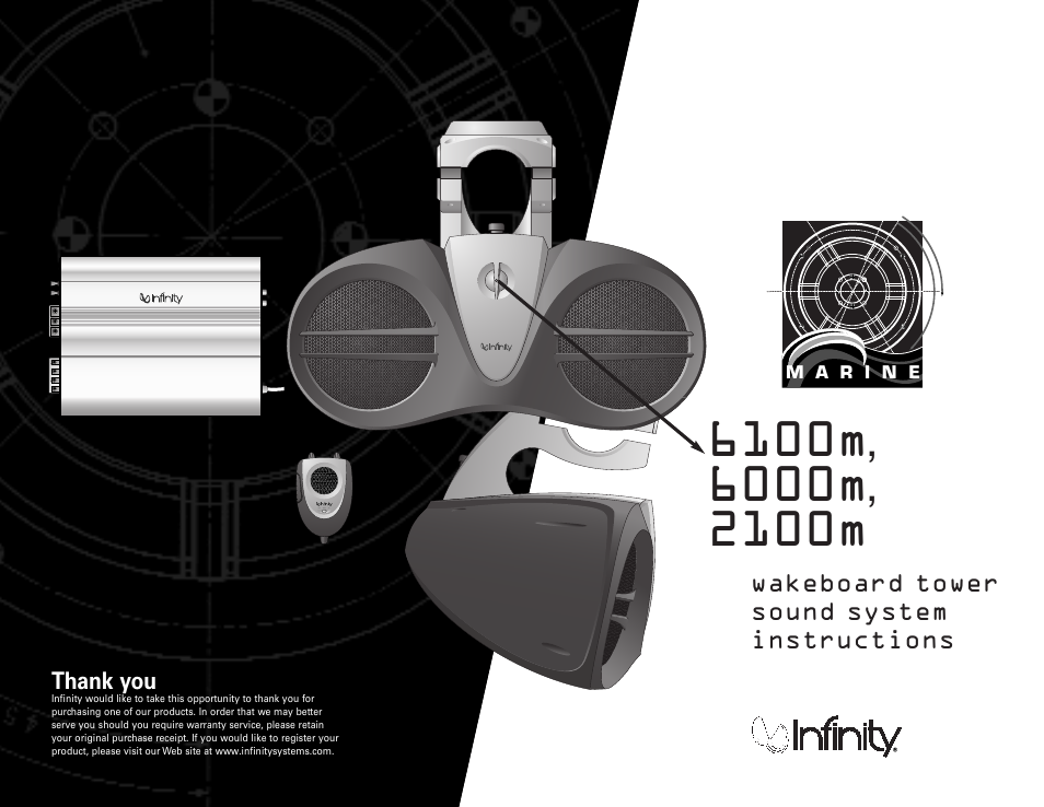 Infinity 6100M User Manual | 8 pages