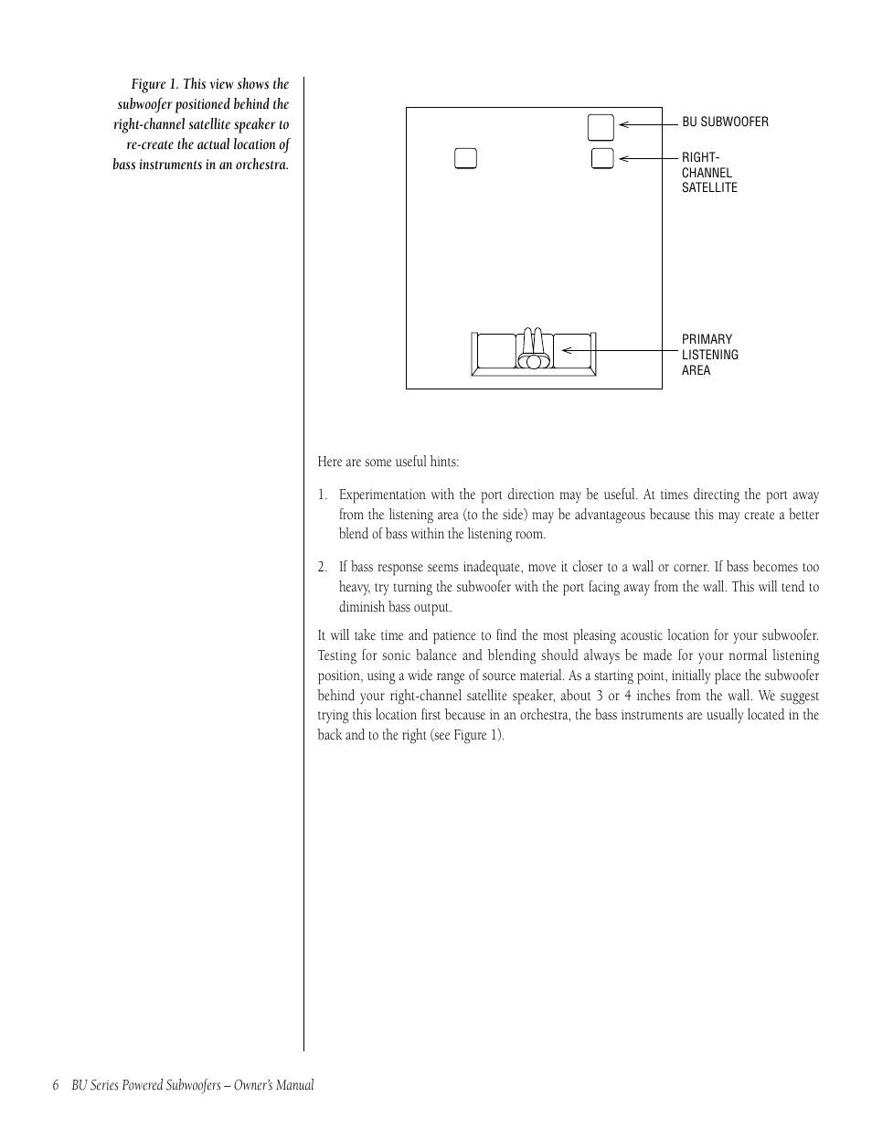 Infinity BU-80 User Manual | Page 6 / 16