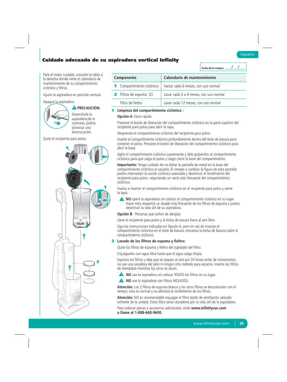 Infinity NV22Q User Manual | Page 31 / 56