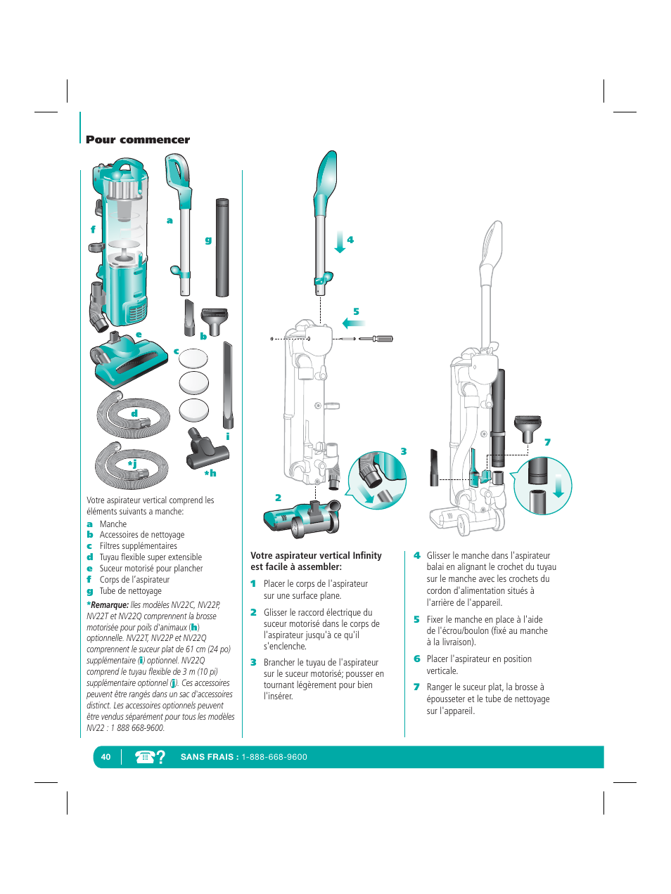 Infinity NV22Q User Manual | Page 42 / 56