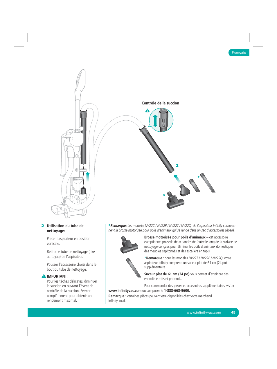 Infinity NV22Q User Manual | Page 47 / 56