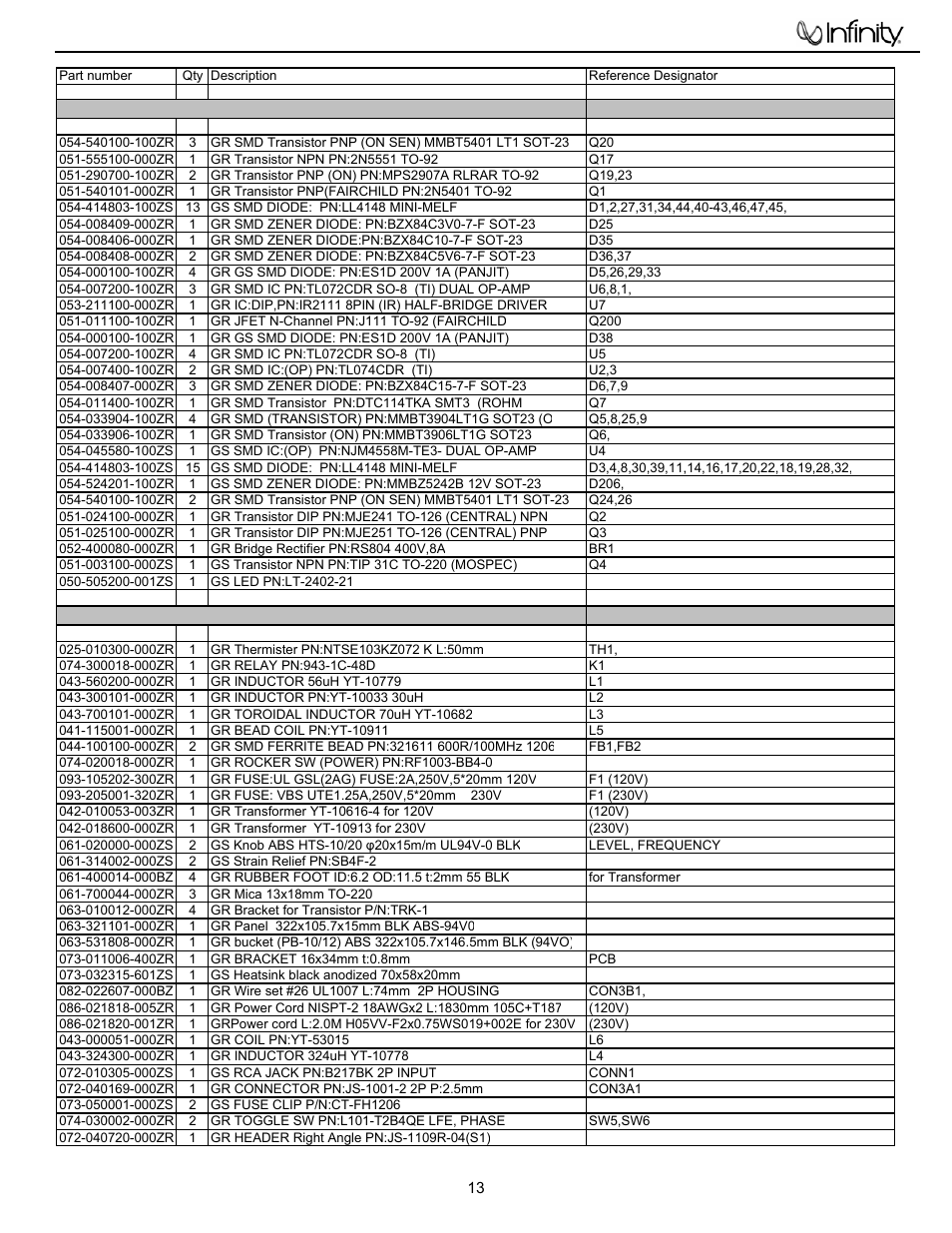 Ps series ps210 subwoofer | Infinity PS210 User Manual | Page 14 / 19