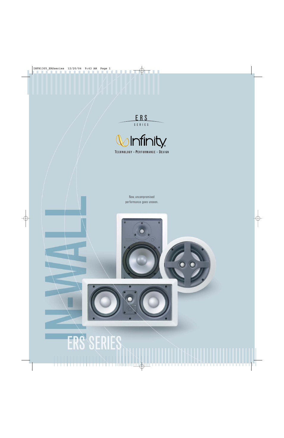 Infinity ERS Series User Manual | 2 pages