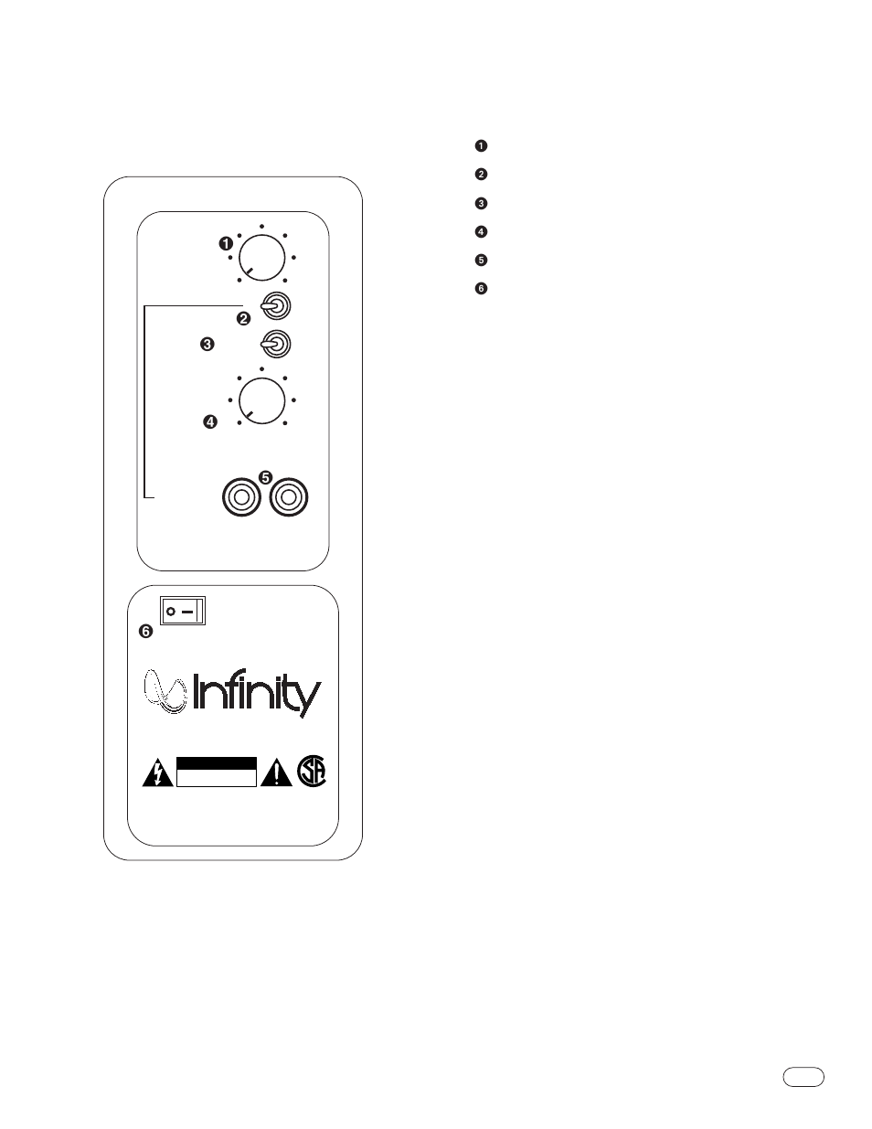 Sub750, Ubwoofer, Ontrols | Tss-750 a few suggestions, Important, Rear panel, Power | Infinity TSS-750 User Manual | Page 7 / 12