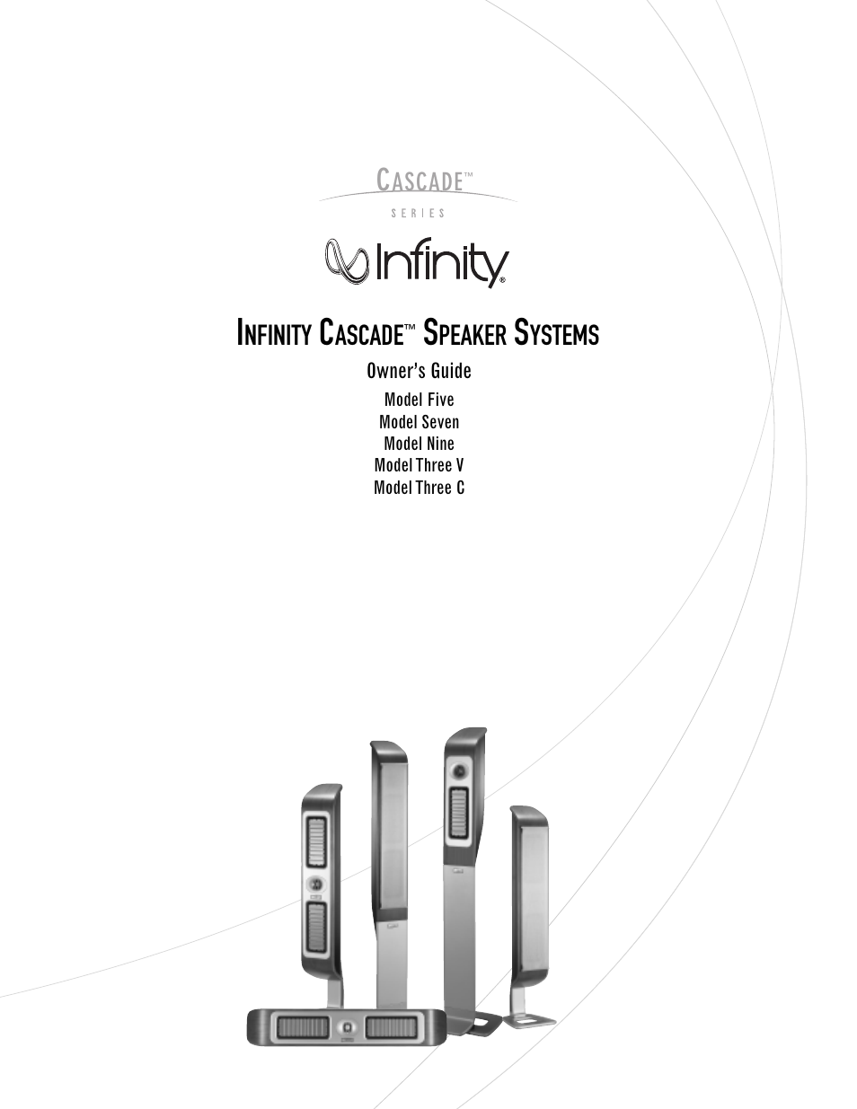 Infinity CascadeTM Three V User Manual | 8 pages