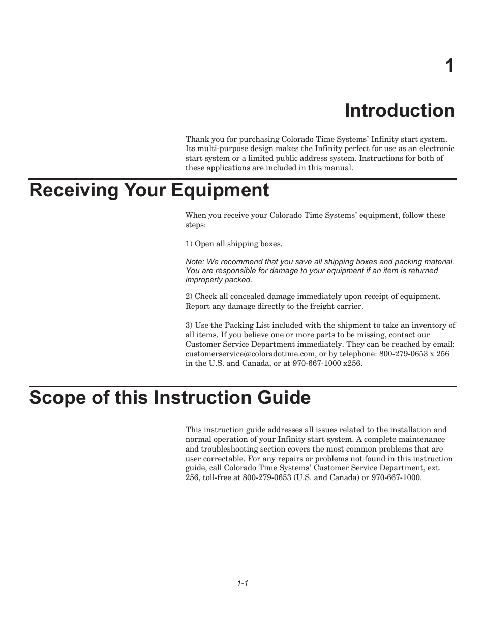 1introduction | Infinity F849 User Manual | Page 5 / 20