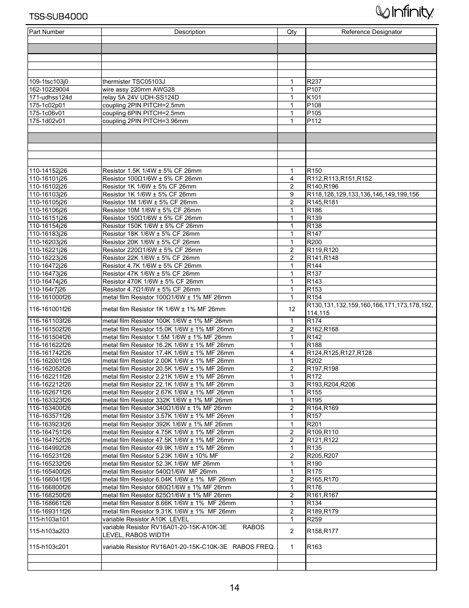 Infinity TSS-SUB4000 User Manual | Page 15 / 32