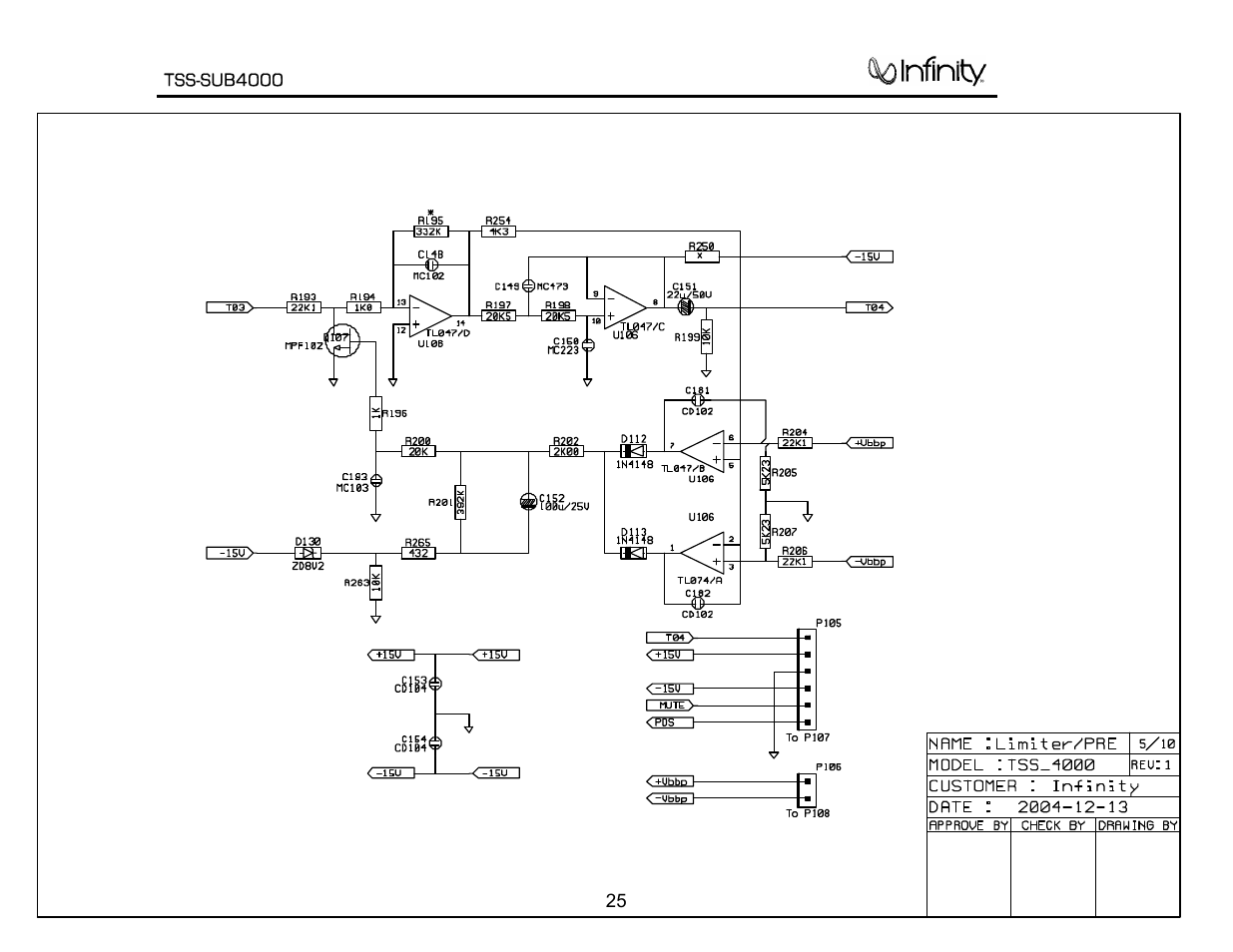 Infinity TSS-SUB4000 User Manual | Page 26 / 32