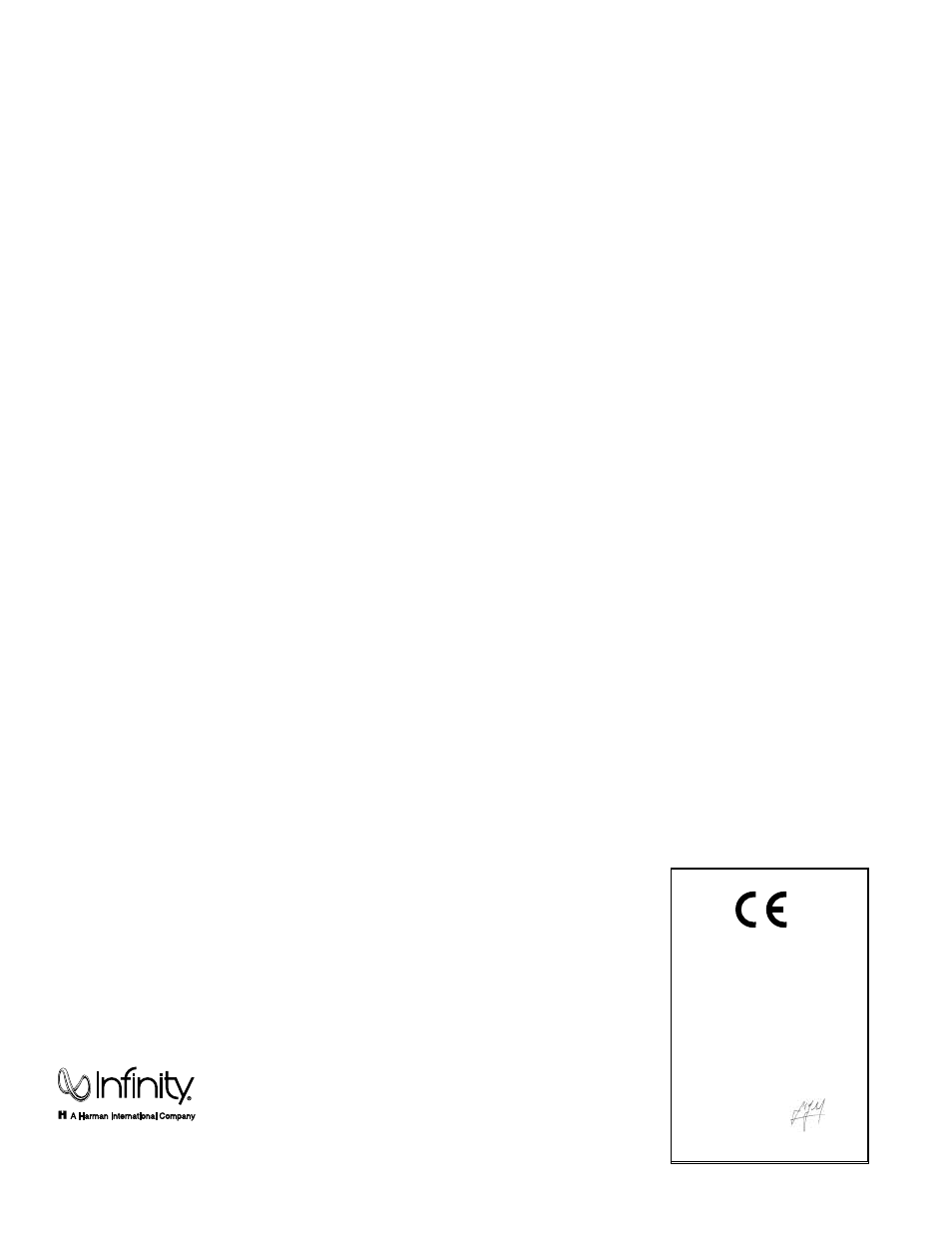 Infinity OWS-1 User Manual | Page 4 / 4