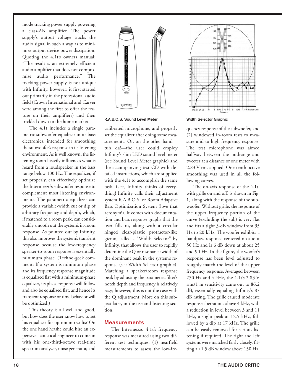 Infinity 4.1t User Manual | Page 3 / 7