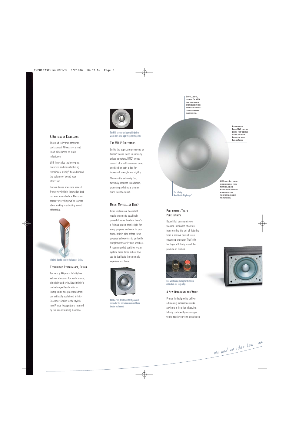 We had no idea how m uc | Infinity PS212 User Manual | Page 4 / 6