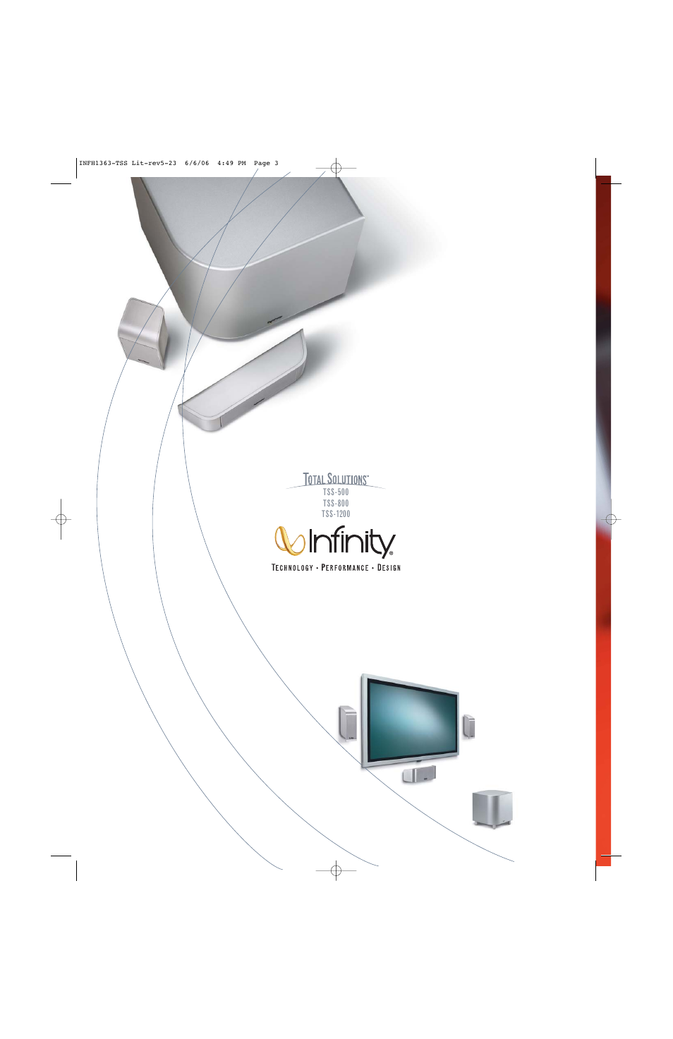 Infinity TSS-500 User Manual | 8 pages