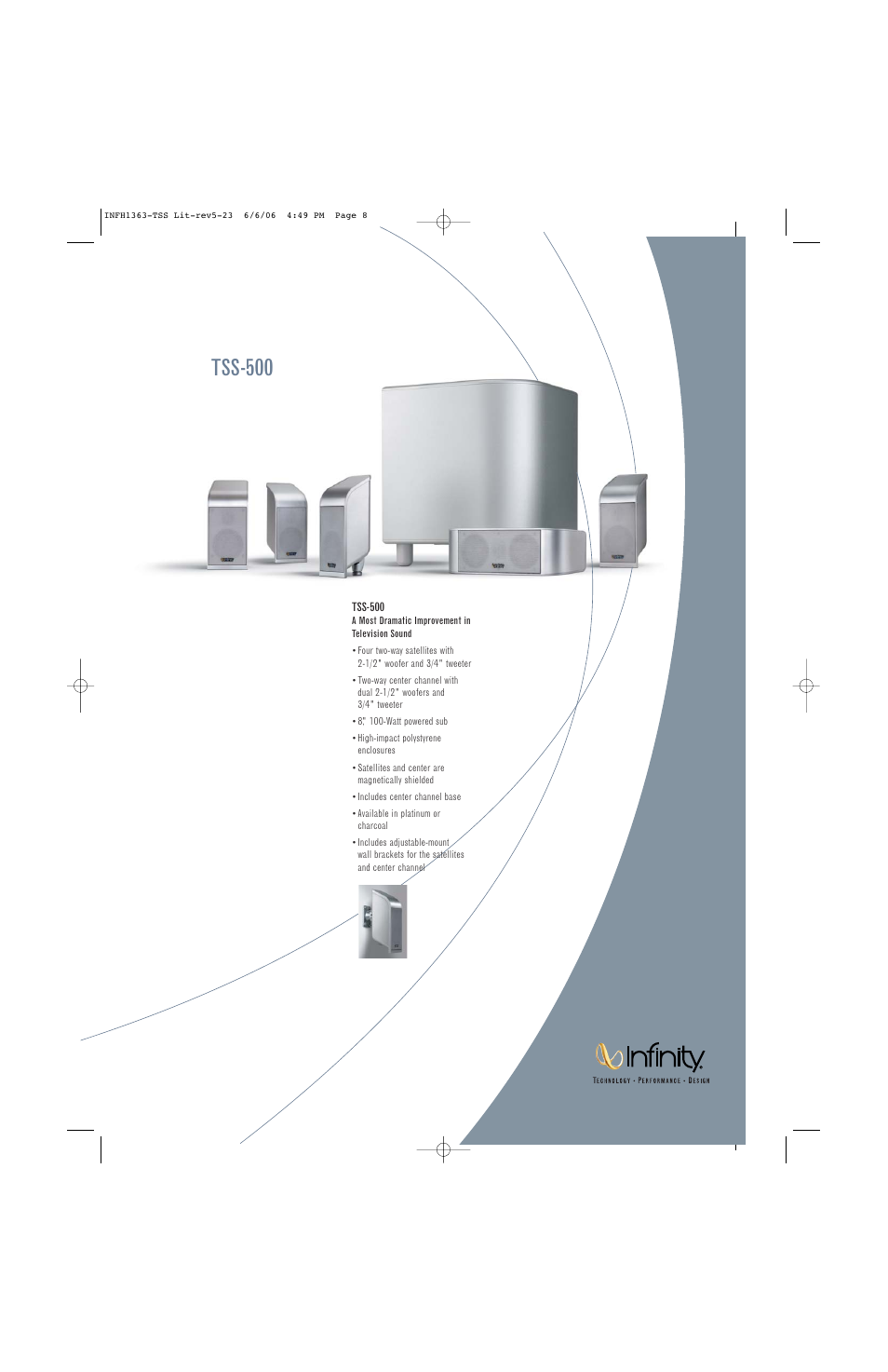 Tss-500 | Infinity TSS-500 User Manual | Page 7 / 8