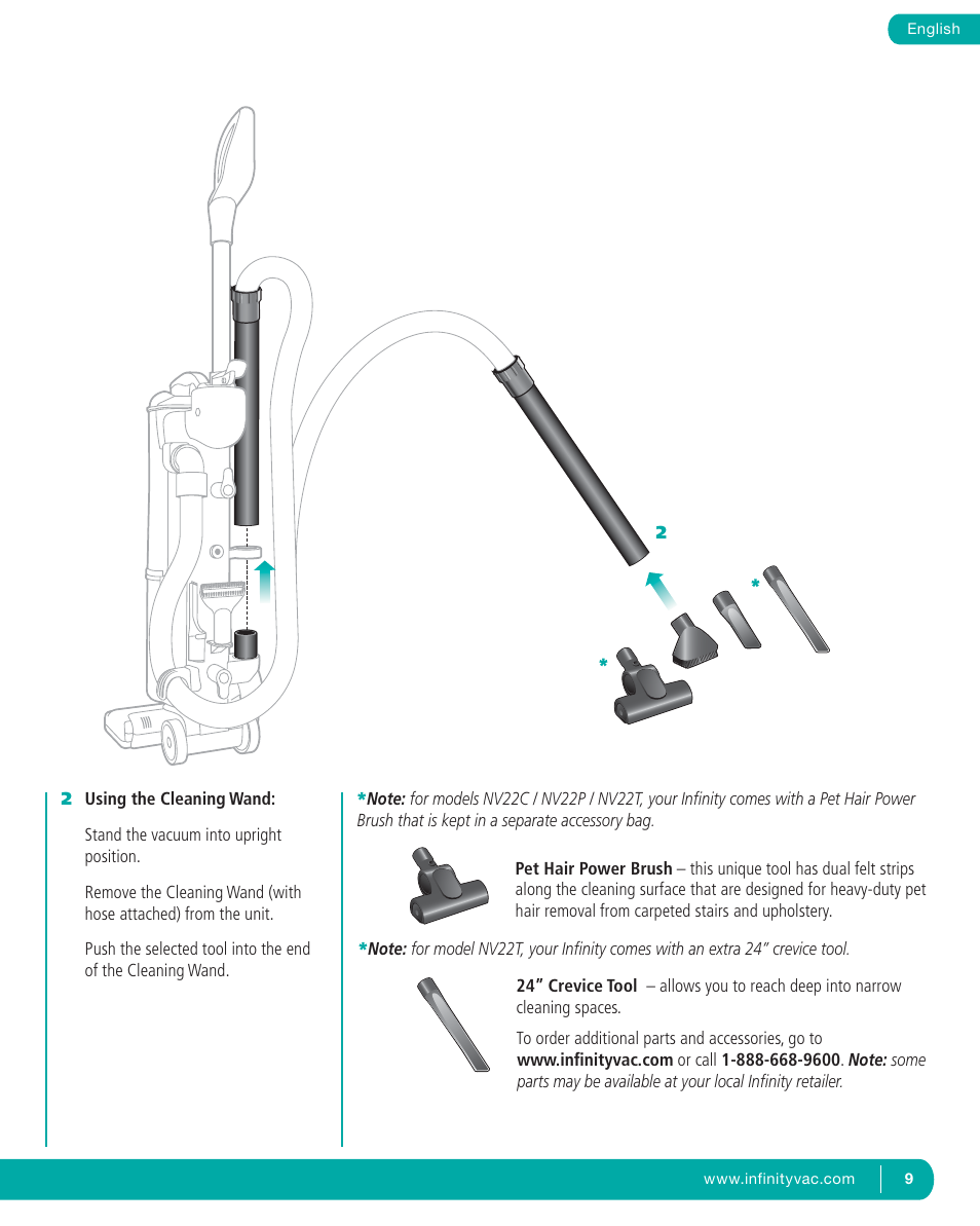 Infinity NV22T User Manual | Page 10 / 53