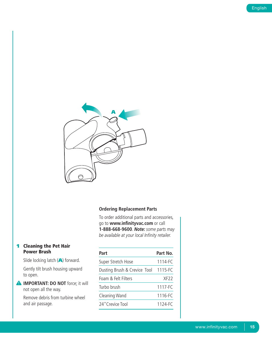 Infinity NV22T User Manual | Page 16 / 53