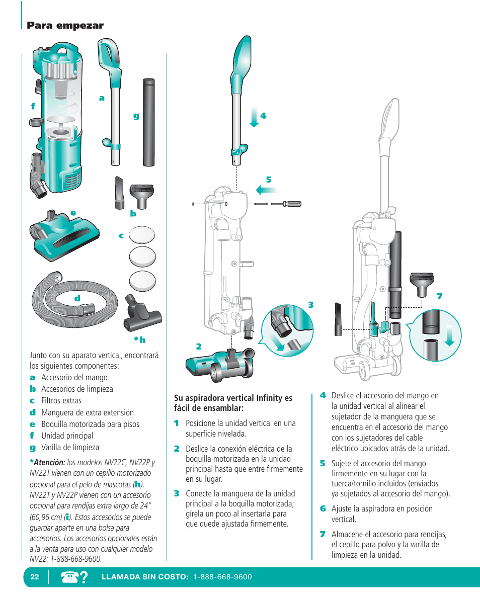 Infinity NV22T User Manual | Page 22 / 53
