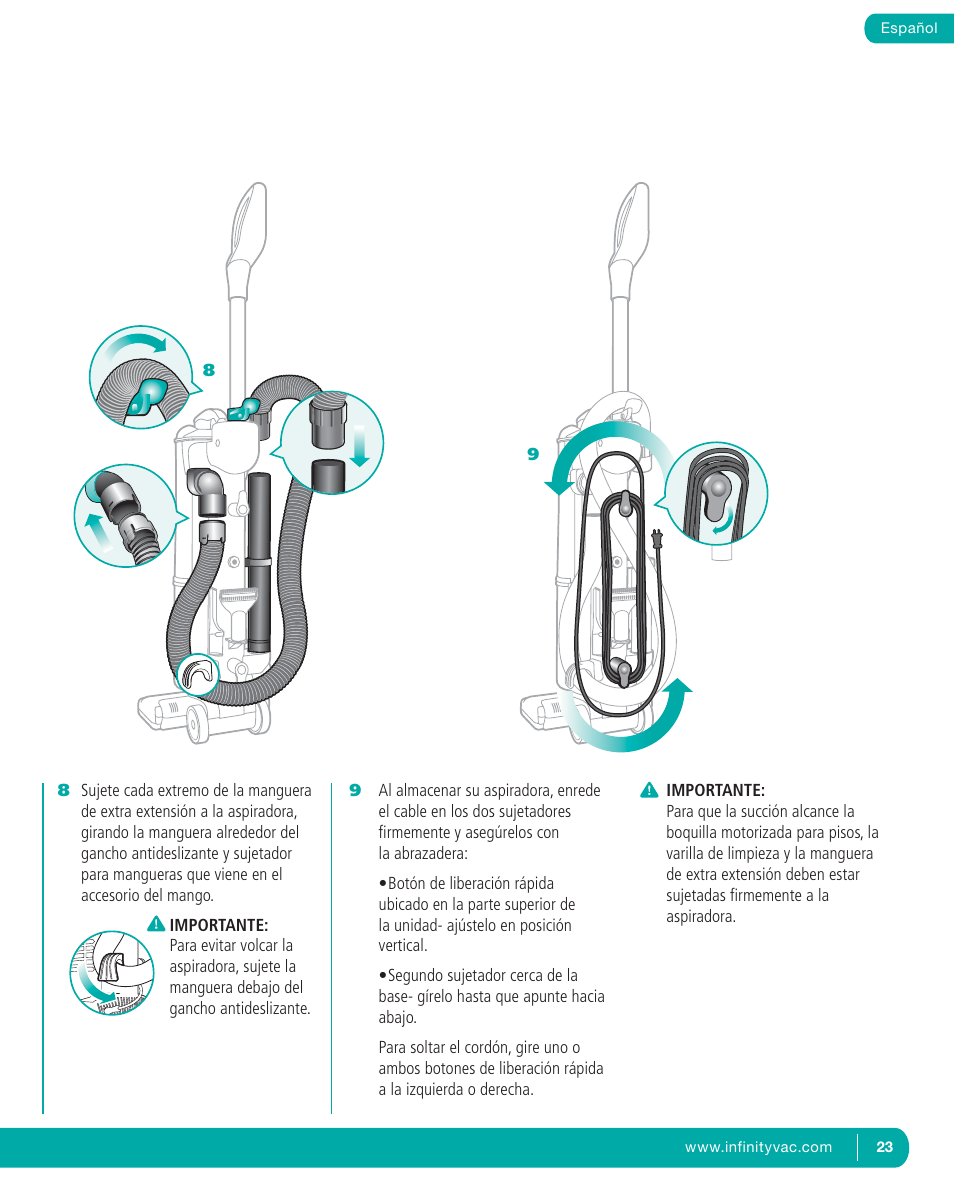 Infinity NV22T User Manual | Page 23 / 53