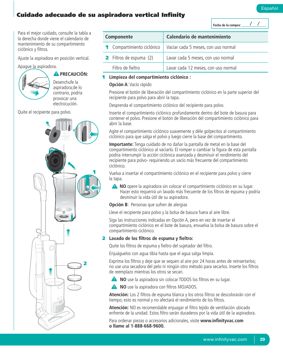 Infinity NV22T User Manual | Page 29 / 53