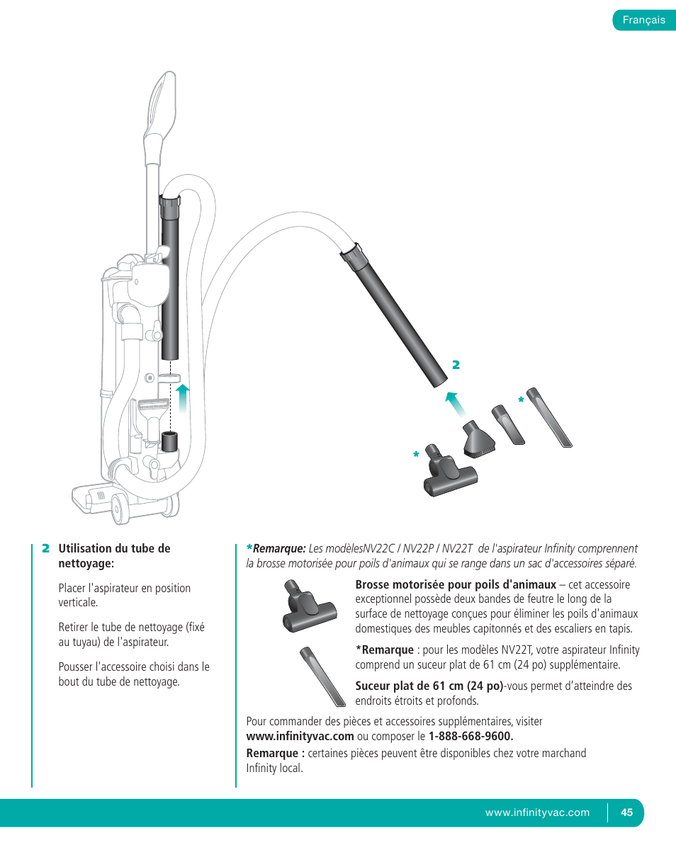 Infinity NV22T User Manual | Page 44 / 53