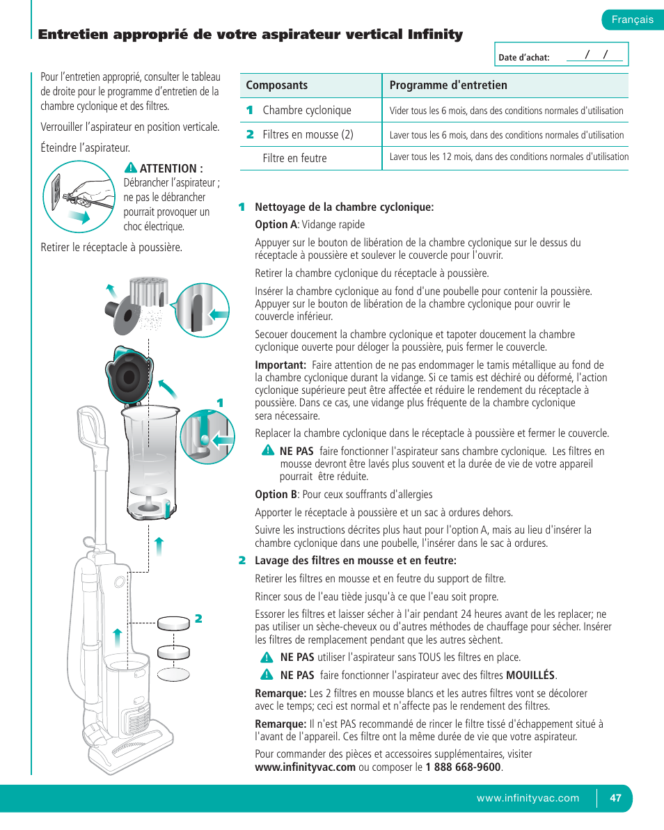 Infinity NV22T User Manual | Page 46 / 53