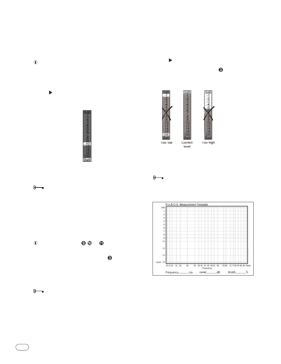 Csw-10 initial system-level setting, Setting the subwoofer test level, Performing low-frequency measurements | Infinity CSW-10 User Manual | Page 10 / 24