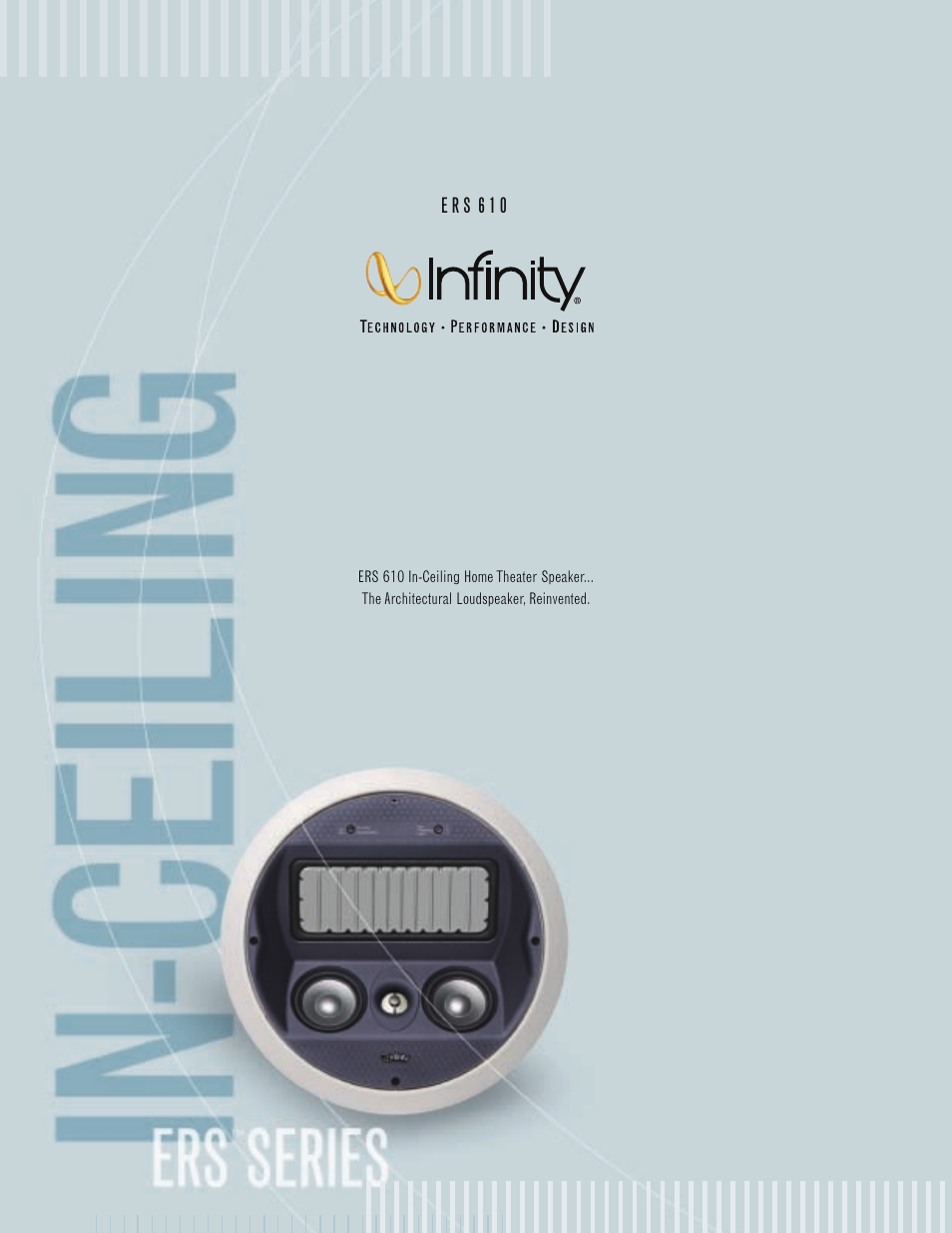 Infinity INFH1390 User Manual | 2 pages