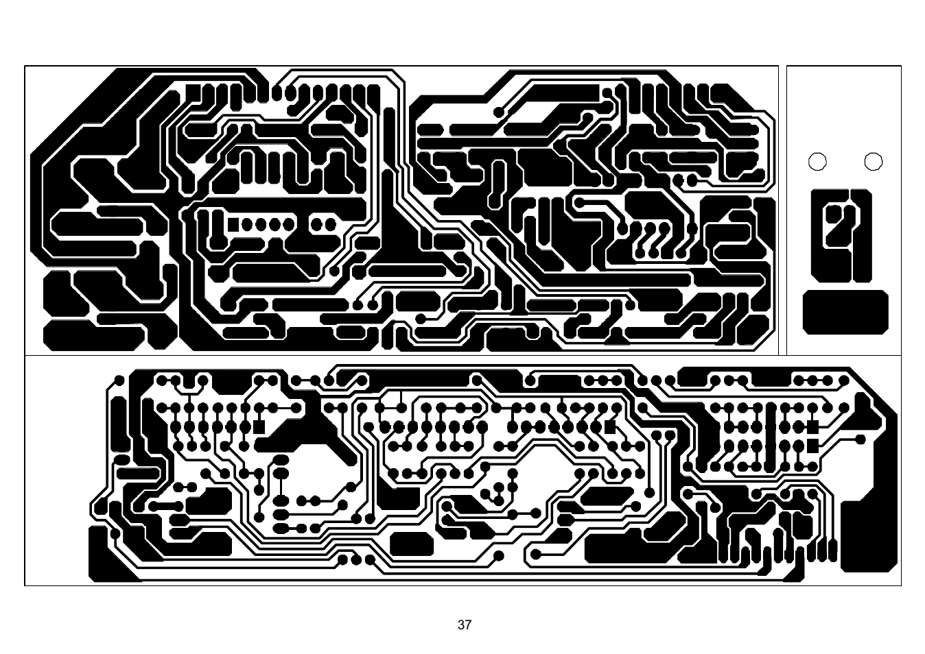 Pcb drawings …………………………….……………………………37, Switching controller/tone control pcb's | Infinity Bass Link User Manual | Page 38 / 56