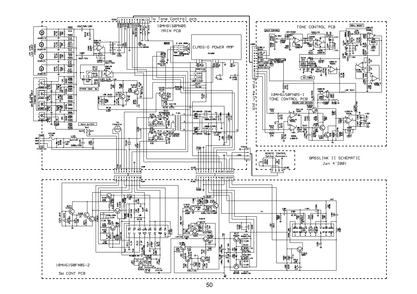 Schematics …………………………………………………………..…50 | Infinity Bass Link User Manual | Page 51 / 56