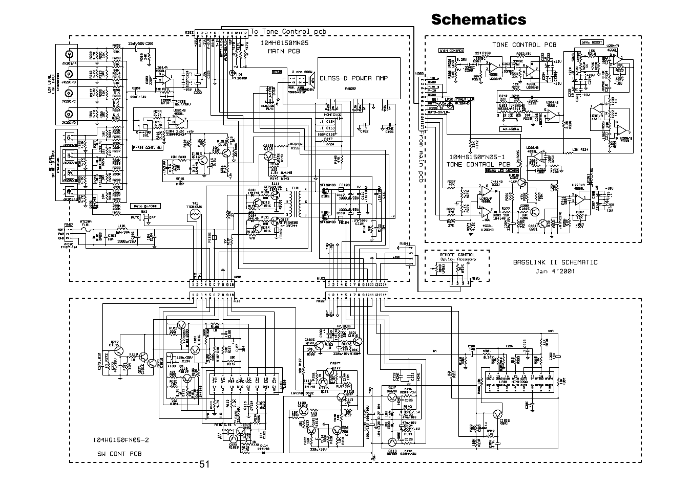 Schematics | Infinity Bass Link User Manual | Page 52 / 56
