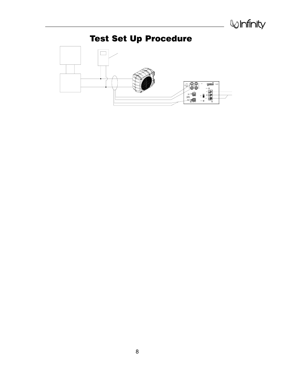 Test setup procedure ……………..………..……………………8, Basslink/basslink x, Test set up procedure | Infinity Bass Link User Manual | Page 9 / 56