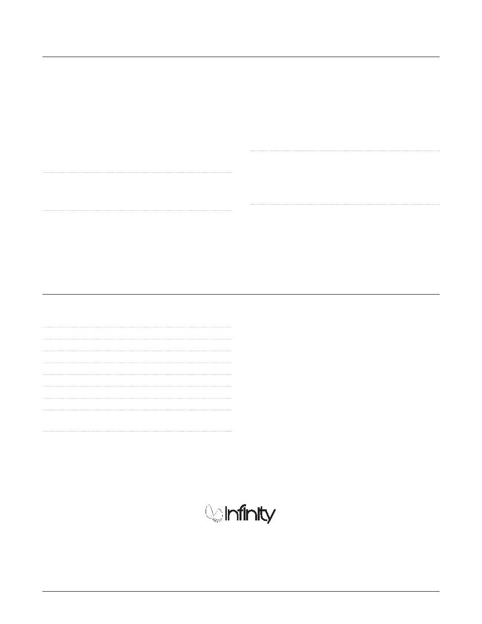 Infinity Kappa 54a 4-Ch User Manual | Page 8 / 8
