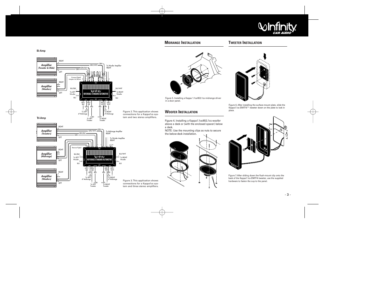 Infinity Kappa Series 3-Way Component System 1.1cs User Manual | Page 3 / 4