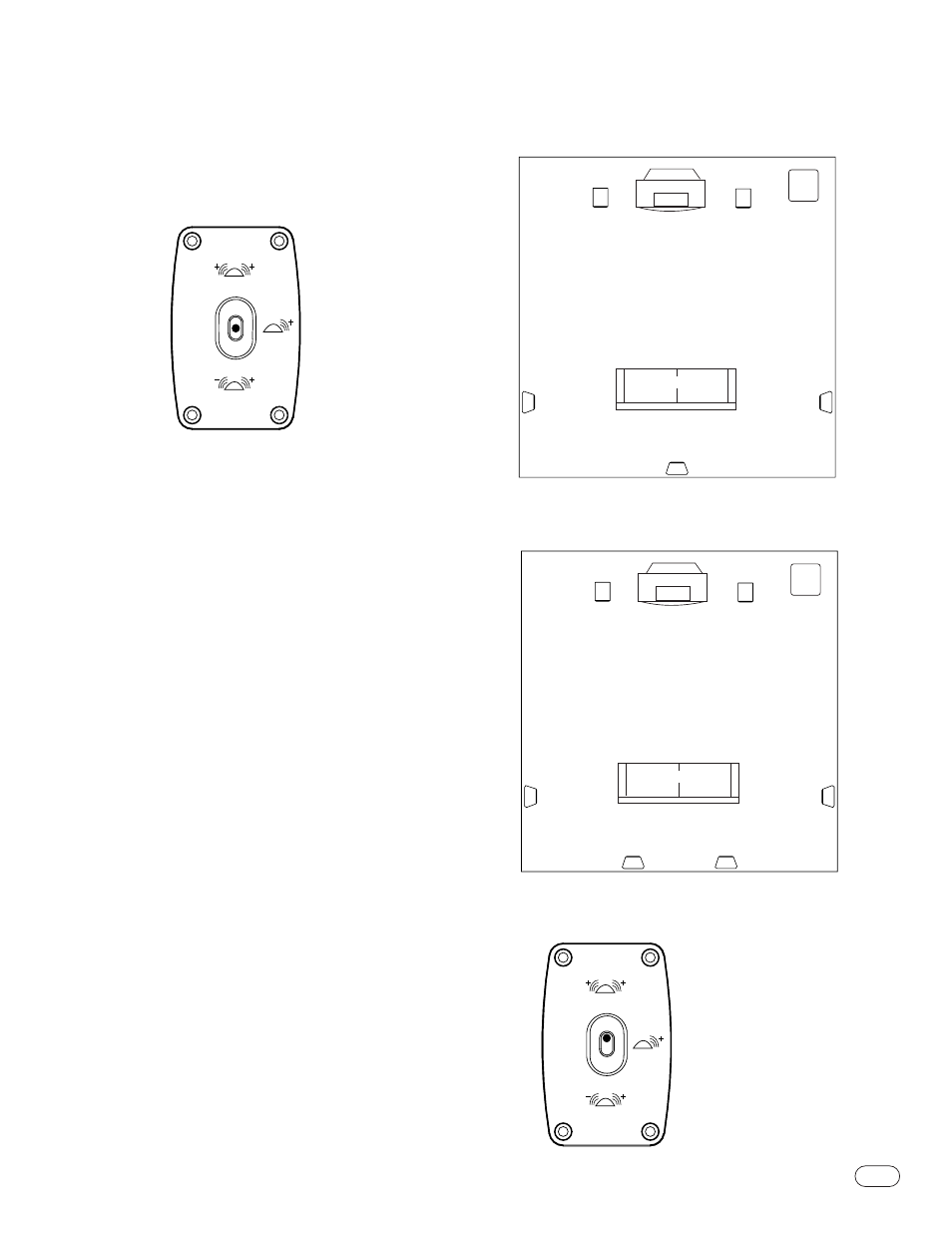 Beta es250, Placement (application 2), Setting the surround configuration selector | Placement (application 3) | Infinity ES250 User Manual | Page 3 / 8